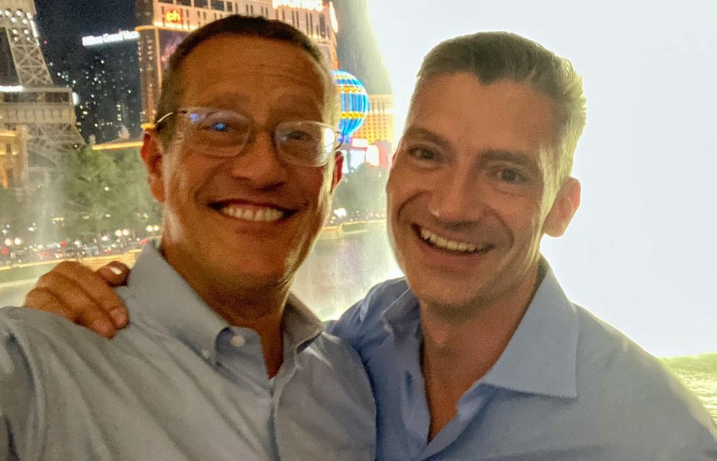 Richard Quest and Chris Pepesterny married life